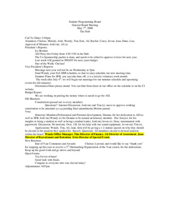 2008 5 7 spb meeting minutes thumbnail