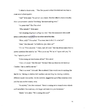 Rough draft of Honey Blonde Chica by Michele Serros thumbnail