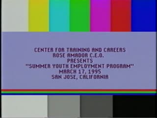 Center for Training and Careers 1995 - Summer Youth Employment Program thumbnail