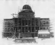 Front of Massachusetts State Building under construction thumbnail