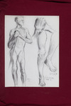Male Nude Leaning On Stick 03 thumbnail