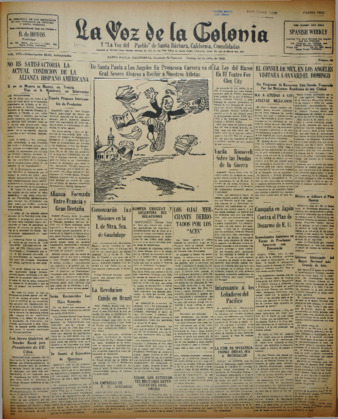 La Voz de La Colonia 22 de julio de 1932 thumbnail
