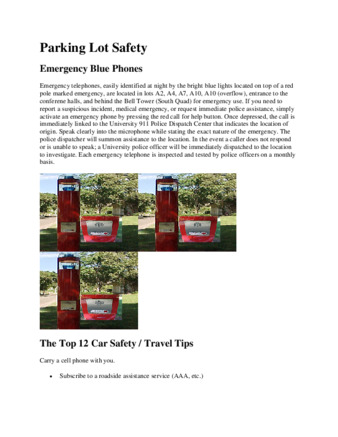 Parking Lot Safety (website) thumbnail