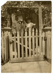 A. Z. Sinsheimer and daughter Gertrude at their house on Marsh St, SLO thumbnail