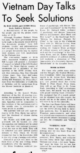 Vietnam Day Talks to Seek Solutions thumbnail