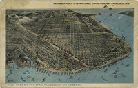 Bird's Eye View of San Francisco and the Exposition thumbnail