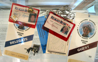 Passes to Republican National Convention for Reagan and Bush thumbnail