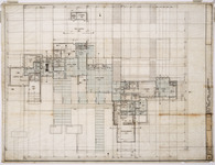 Floor plan for James and Madge Abernathy, residential, Palm Springs, 1962 thumbnail