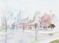 Wet Streets, Downtown Fresno thumbnail