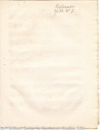 Sonata for violin and piano in A major, op. 30, no. 1, arranged for string quartet (Simrock) thumbnail