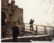 Members of The Fuzztones outside Lichtenstein Castle thumbnail