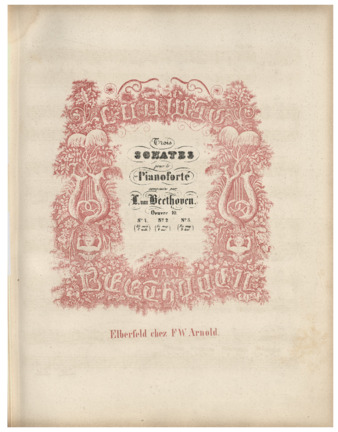 Piano Sonata no. 6 in F major, op. 10, no. 2, published by Arnold thumbnail