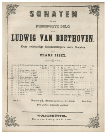 Piano sonata no. 8 in C minor, op. 13, edited by Liszt thumbnail