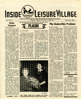 Inside Leisure Village Vol. 9 No. 1 thumbnail