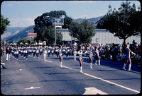 [Homecoming parade: marching band, 1975] thumbnail