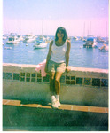 Michele Serros at a harbor thumbnail