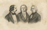 Beethoven, flanked by Kaulbach and Rauch thumbnail