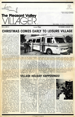 The Pleasant Valley Villager Vol. 6 No. 4 thumbnail