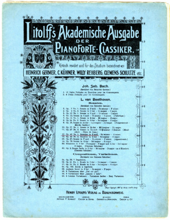 Piano Sonata no. 19 in G minor, op. 49, no. 1, edited by Heinrich Germer thumbnail