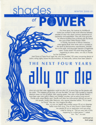 Shades of Power Winter 2001 thumbnail
