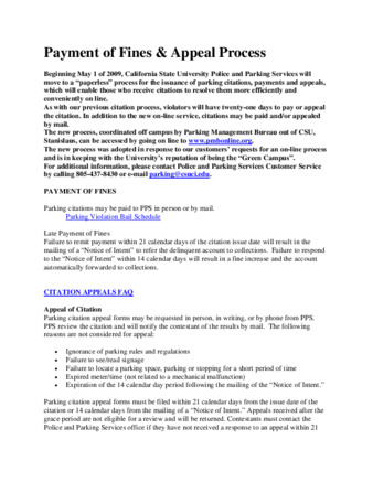 Payment of Fines & Appeal Process (website) thumbnail