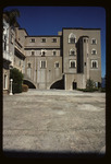 San Simeon, Casa Grande, exterior, back facade, North Wing thumbnail