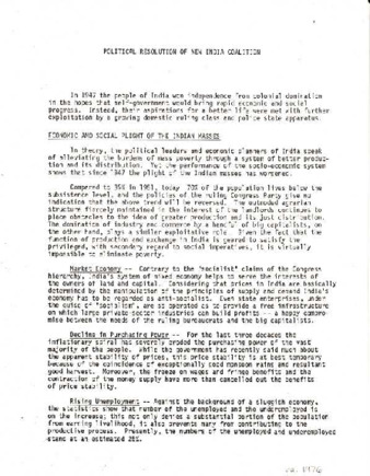 Political Resolution of New India Coalition thumbnail