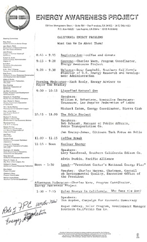 California Energy Problems: What Can We Do About Them? thumbnail