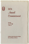 1966 Commencement program [front page] thumbnail