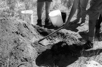 Gallegos farm, Horno construction 001 thumbnail