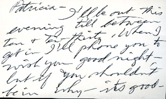 Undated Letter from Carl Duncan to Patricia Whiting thumbnail