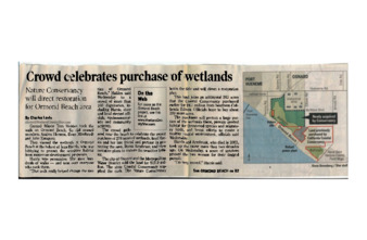 Crowd Celebrates Purchase of Wetlands thumbnail