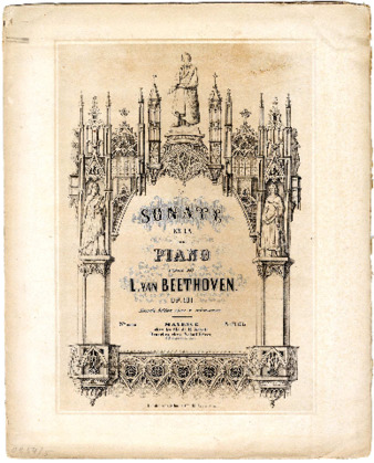 Sonate en la pour piano : op. 101 composée par L. van Beethoven. Nouvelle edition révue et métronomisée thumbnail