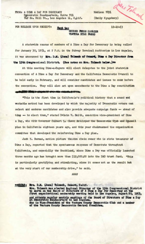 A Dime a Day for Democracy Statement thumbnail