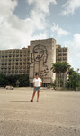 Michele Serros visiting Plaza de la Revolución in Havana, Cuba thumbnail