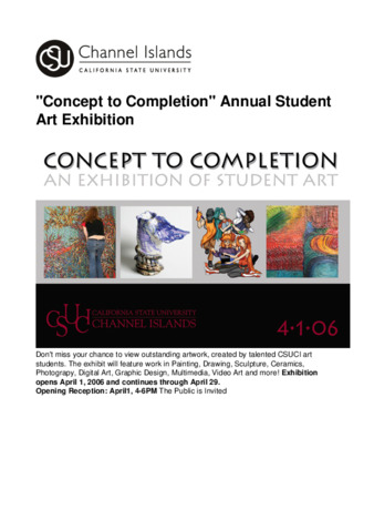 "Concept to Completion" Annual Student Art Exhibition thumbnail