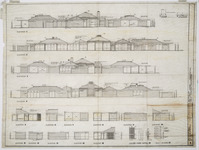 Exterior elevations for James and Madge Abernathy Residence, 1962 thumbnail