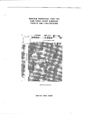 Design Proposal for the San José Joint Library Public Art Collection thumbnail