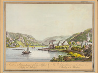 Plate 09. View of Assmannshausen next to the castles Bauzberg and Falkenburg thumbnail