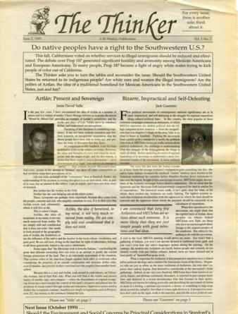 The Thinker Volume 1 No. 7 thumbnail