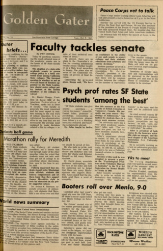 Golden Gater 9 October 1962 thumbnail