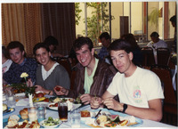 [Students Eating at Campus Dining Facility] thumbnail