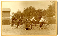 [Sinsheimer siblings with bicycles] thumbnail