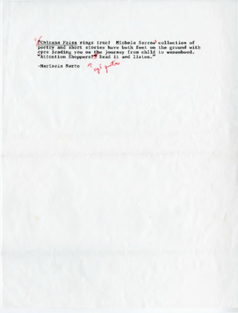 Review of "Chicana Falsa" thumbnail