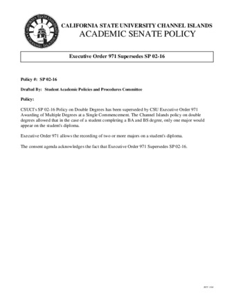SP 02-16 Superseded by Executive Order 971 thumbnail