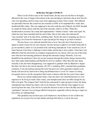 Angelica Enriquez COVID-19 Narrative thumbnail