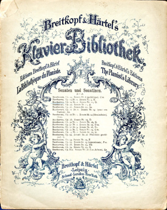 Piano Sonata no. 10 in G major, op. 14, no. 2, in Breitkopf & Härtel's Klavier-Bibliothek thumbnail