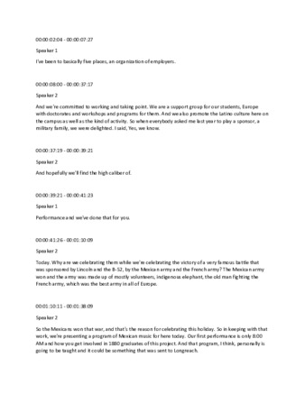 Cinco de Mayo 1994 - Latino Education Association Program (and Other Event) thumbnail