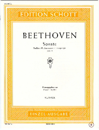 Piano sonata no. 24 in F# major, op. 78 edited by Hans Höpfel thumbnail