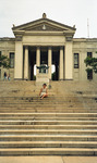 Michele Serros in front of Universidad de La Habana thumbnail